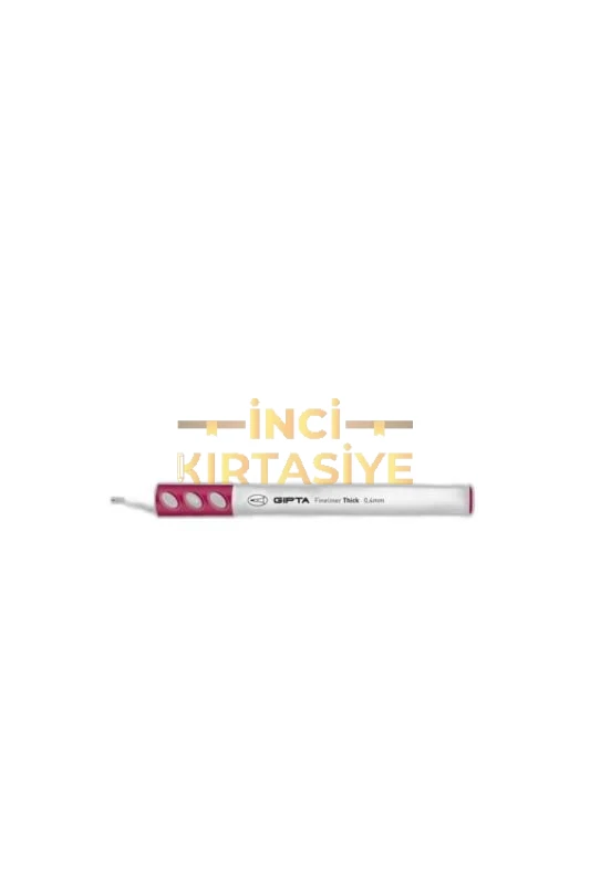 FINELINER - THICK 0.4MM YUVARLAK GÖVDE BORDO