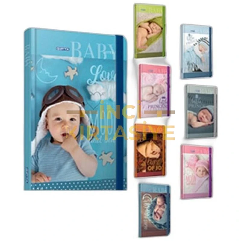 BABY SERT KAPAK 13*21 120 ÇİZGİLİ DEFTER