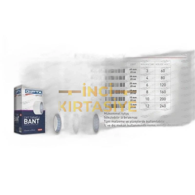 BANT - CIFT TARAFLI 38MM X 25 MT