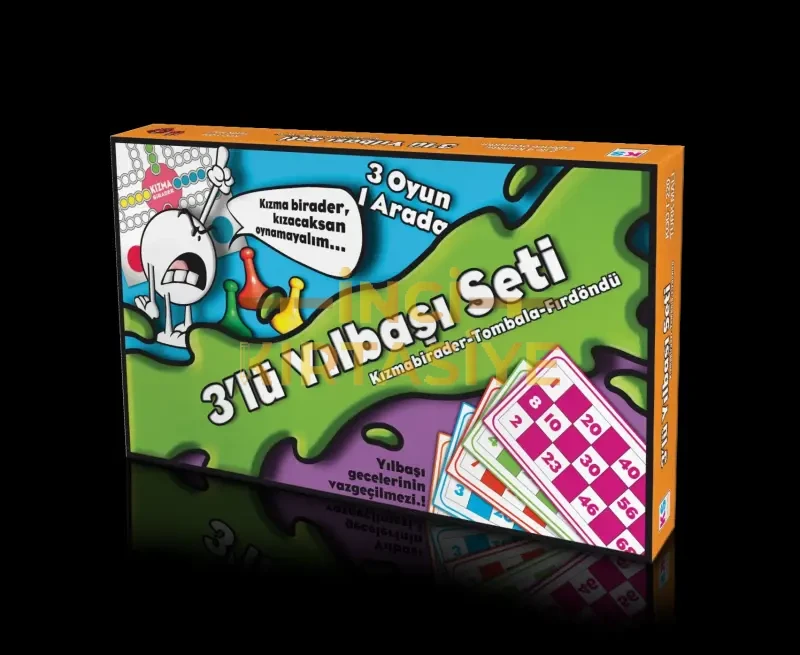 KS 3'LÜ YILBAŞI SETI AILE OYUNU