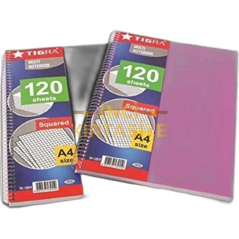 TNOTE SP PP A4 120 ÇİZGİLİ DEFTER