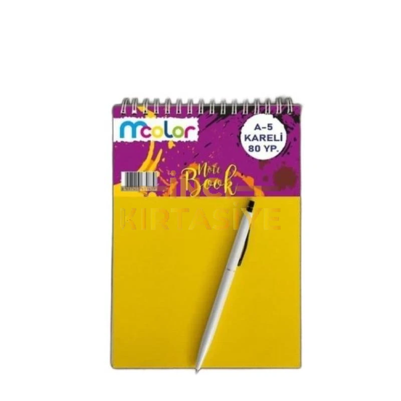 M COLOR A-5 P.P. KAPAK 80 YP. BLOKNOT (KARELI)