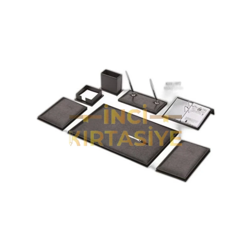 GÜLPAŞ SÜMEN TAKIMI SUNİ DERİ 9 PARÇA KLASİK SİYAH
