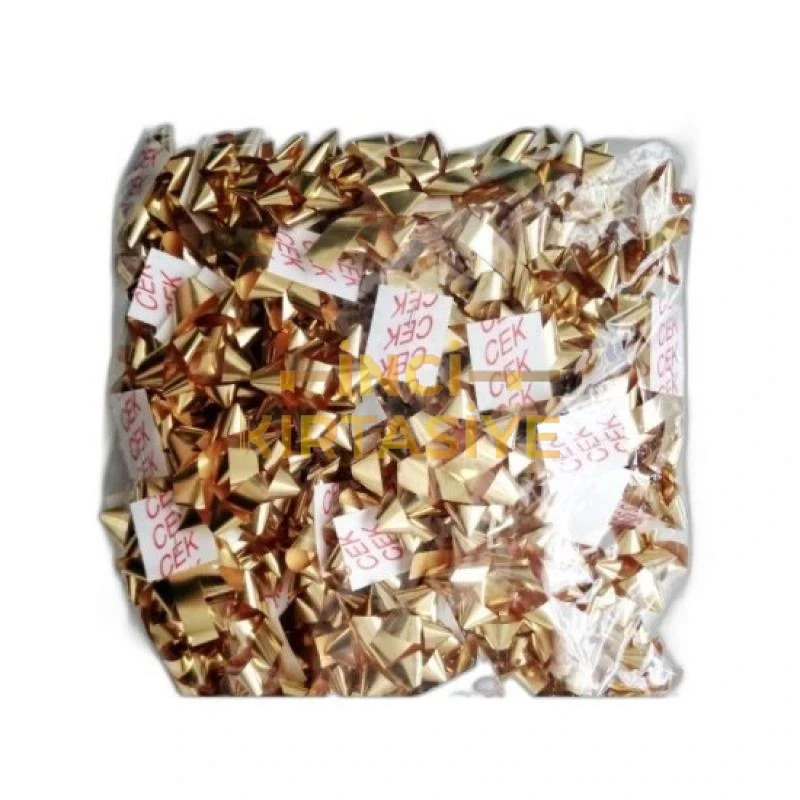 METALİK ALTIN PAKET SÜSÜ