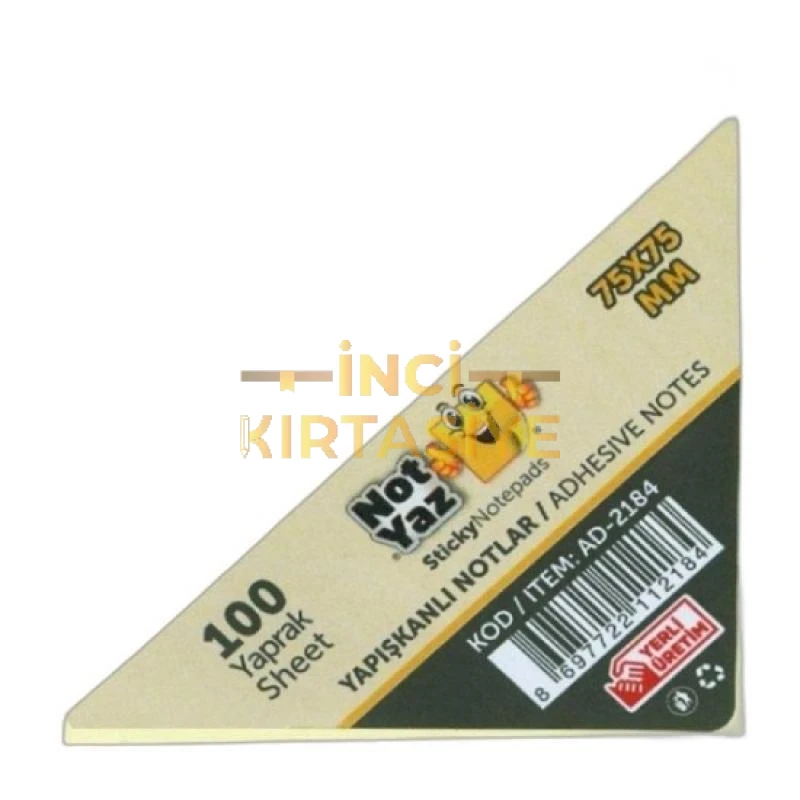 MİX RENKLİ KARE YAPIŞKANLI BLOKNOT 100 YAPRAK