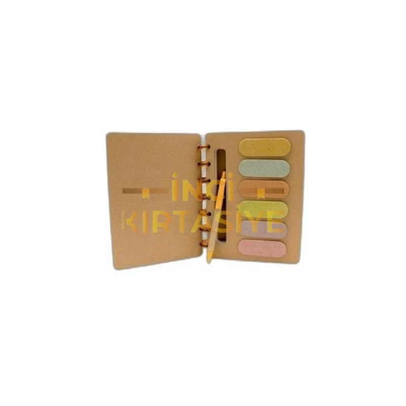 XOOX LASTİKLİ KRAFT BLOKNOT