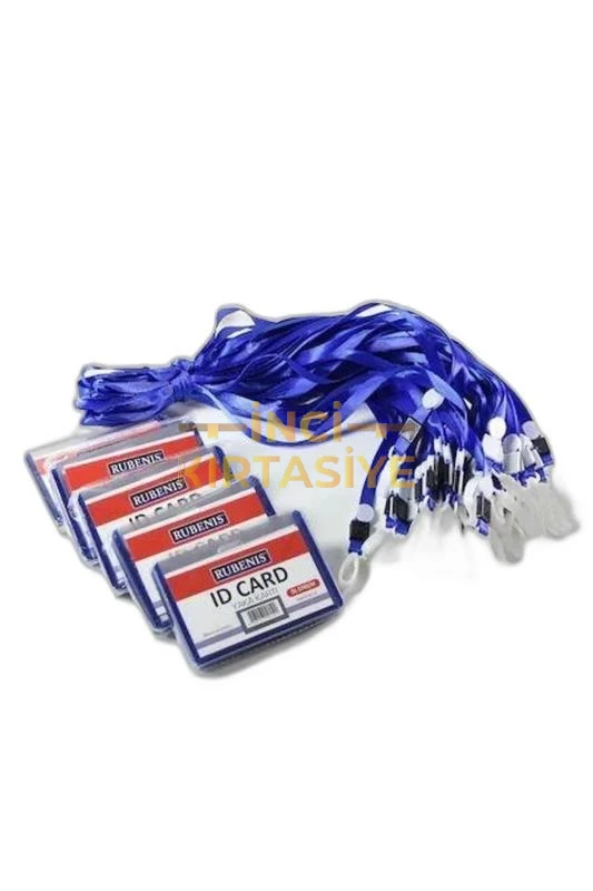 RUBENİS YAKA KARTI+İP MAVİ