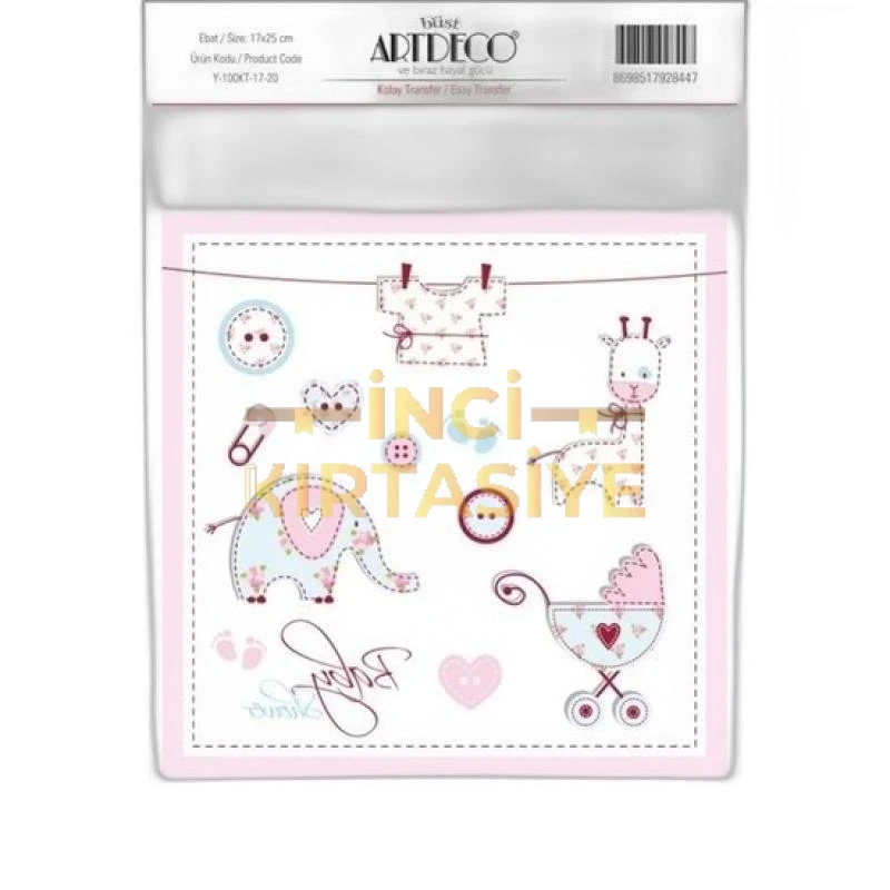 ARTDECO KOLAY TRANSFER 17X25CM DESEN NO:20
