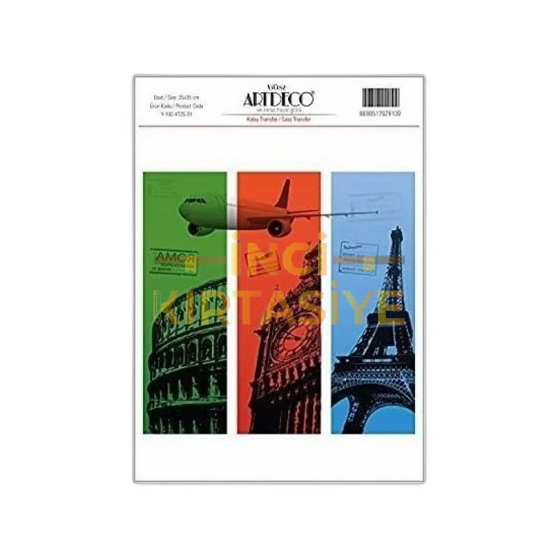 ARTDECO KOLAY TRANSFER 25X35CM DESEN NO:31