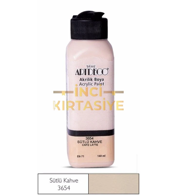 ARTDECO AKRİLİK BOYA 140ML SÜTLÜ KAHVE 3654