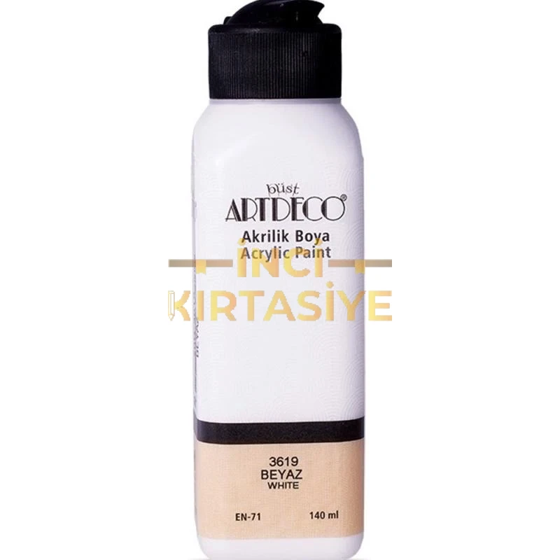 ARTDECO AKRİLİK BOYA 140ML BEYAZ 3619