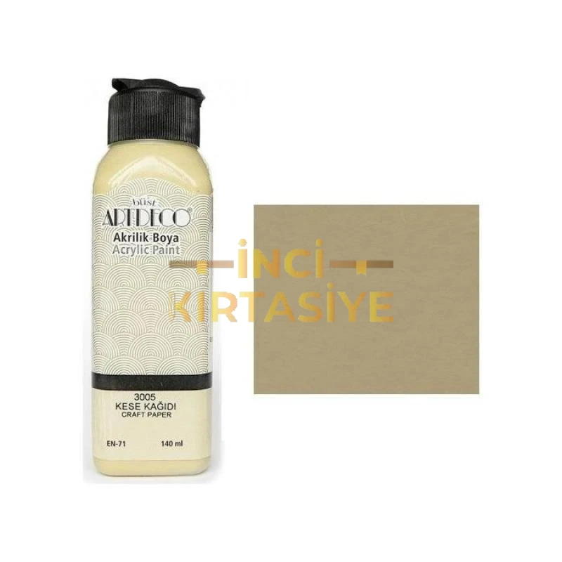 ARTDECO AKRİLİK BOYA 140ML KESE KAĞIDI 3005
