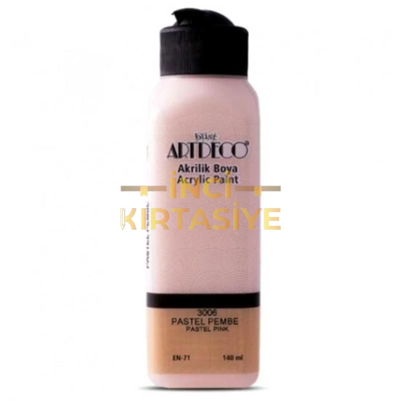 ARTDECO AKRİLİK BOYA 140ML PASTEL PEMBE 3006