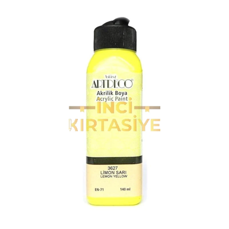ARTDECO AKRİLİK BOYA 140ML LİMON SARI 3627