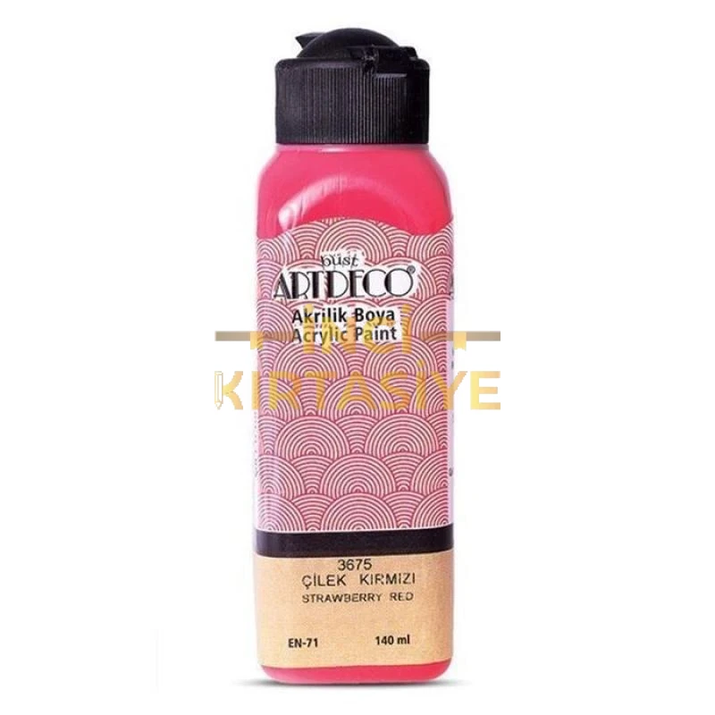 ARTDECO AKRİLİK BOYA 140ML ÇİLEK KIRMIZI 3675