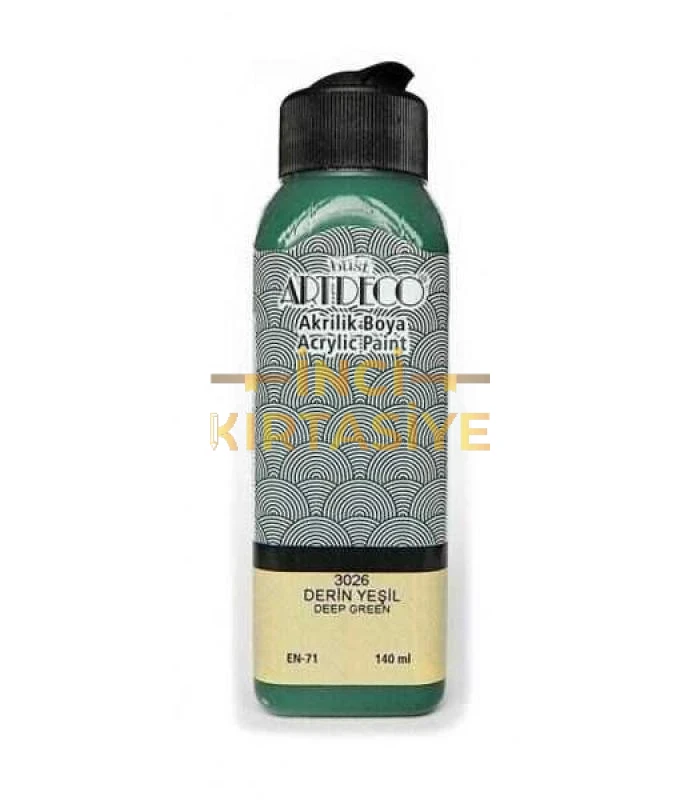 ARTDECO AKRİLİK BOYA 140ML DERİN YEŞİL 3026