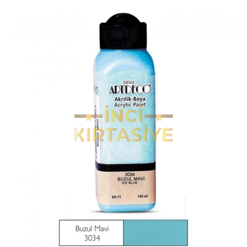ARTDECO AKRİLİK BOYA 140ML BUZUL MAVİ 3034