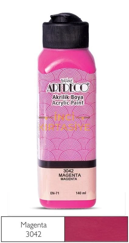 ARTDECO AKRİLİK BOYA 140ML MAGENTA 3042