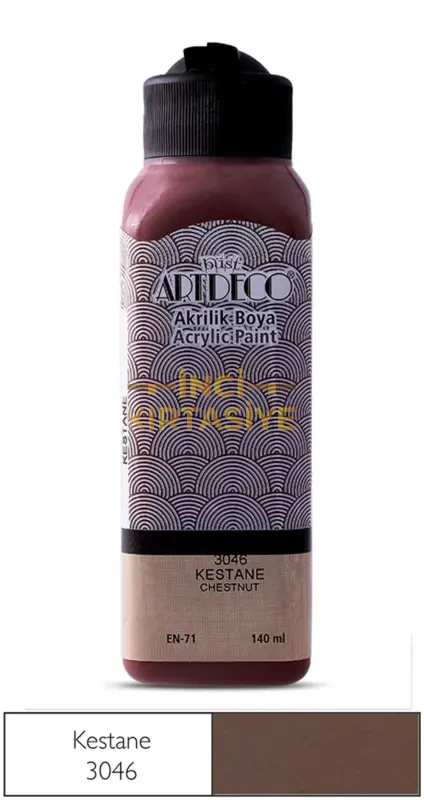 ARTDECO AKRİLİK BOYA 140ML KESTANE 3046