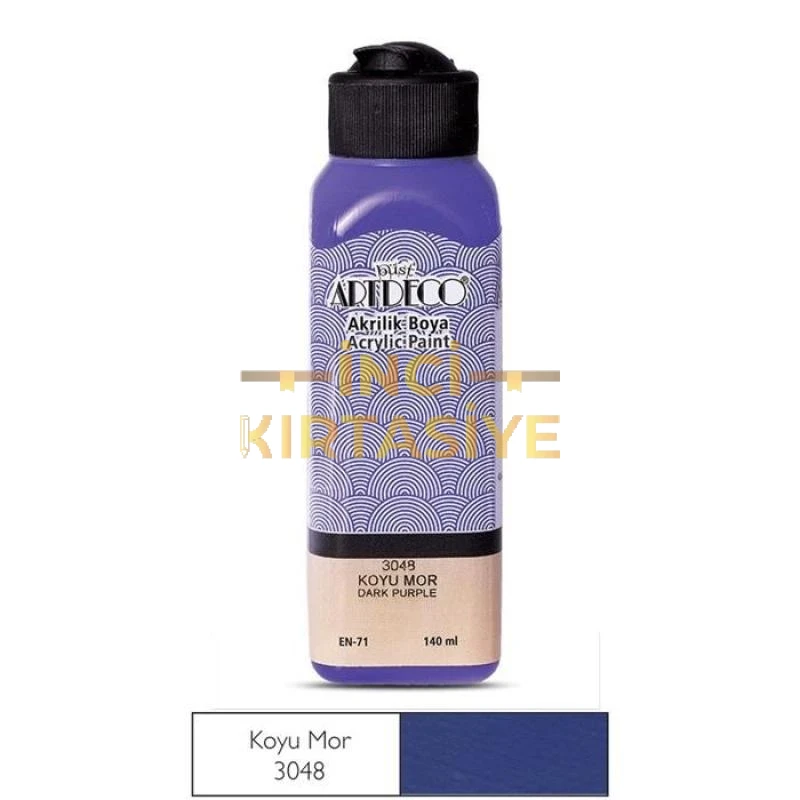 ARTDECO AKRİLİK BOYA 140ML KOYU MOR 3048