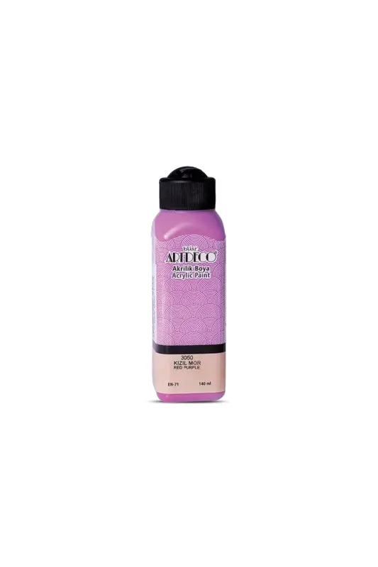 ARTDECO AKRİLİK BOYA 140ML KIZIL MOR 3050