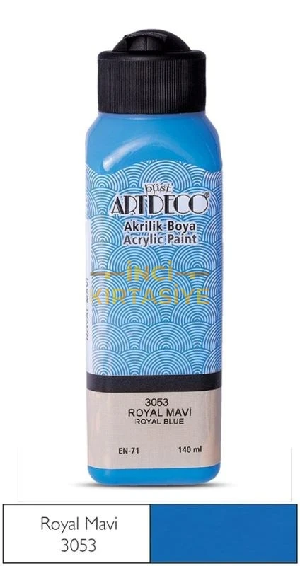 ARTDECO AKRİLİK BOYA 140ML ROYAL MAVİ 3053