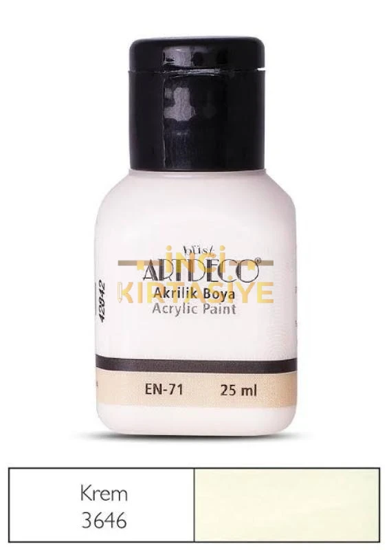 ARTDECO AKRİLİK BOYA 25ML KREM 3646
