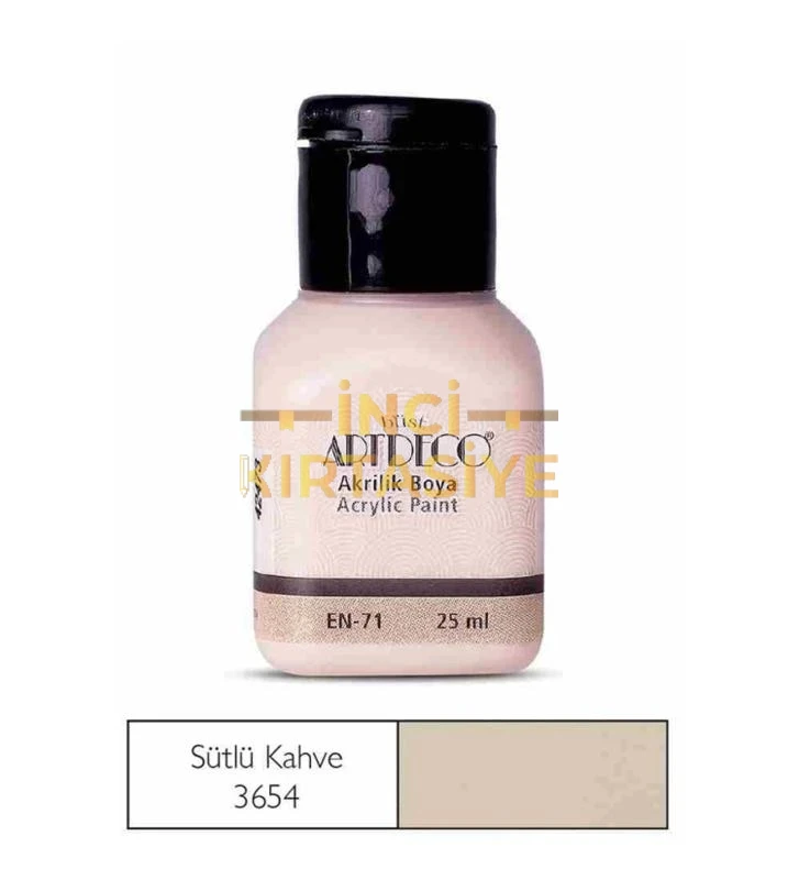 ARTDECO AKRİLİK BOYA 25ML SÜTLÜ KAHVE 3654