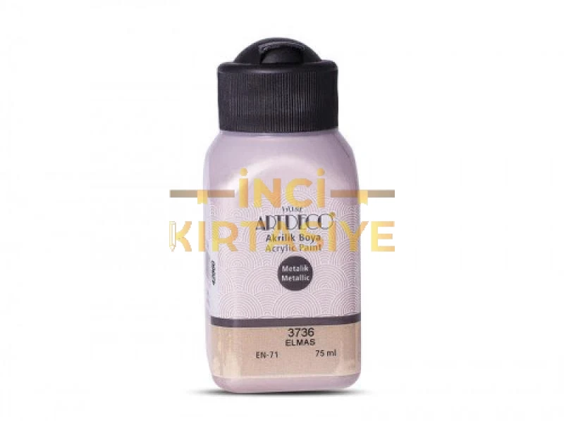 ARTDECO METALİK AKRİLİK BOYA 75ML ELMAS 3736