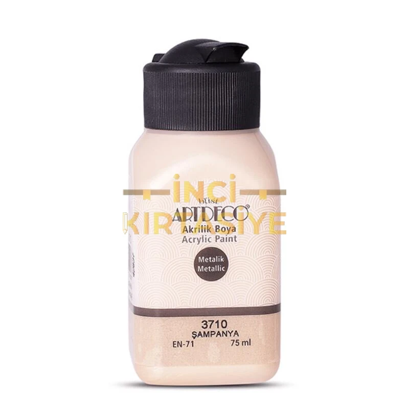 ARTDECO METALİK AKRİLİK BOYA 75ML ŞAMPANYA 3710
