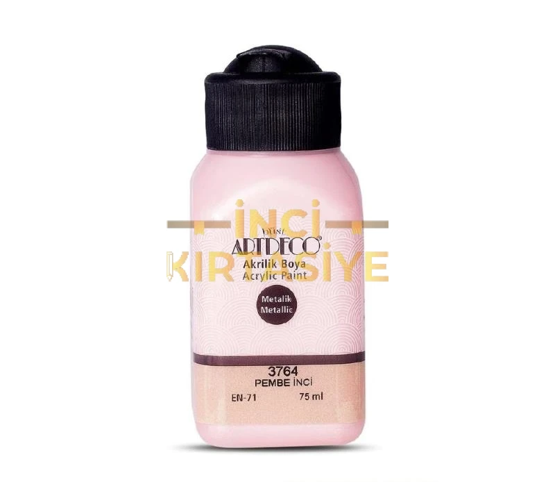 ARTDECO METALİK AKRİLİK BOYA 75ML PEMBE İNCİ 3764