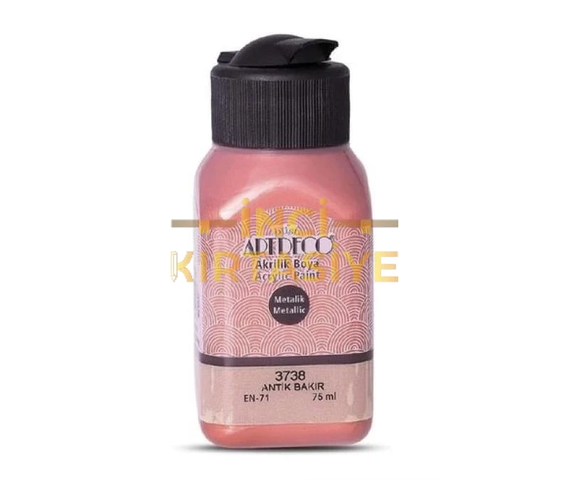 ARTDECO METALİK AKRİLİK BOYA 75ML ANTİK BAKIR 3738