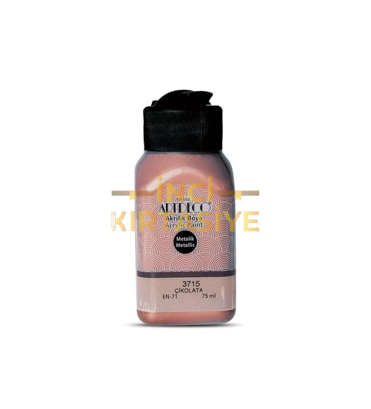 ARTDECO METALİK AKRİLİK BOYA 75ML Ç.KAHVE 3715