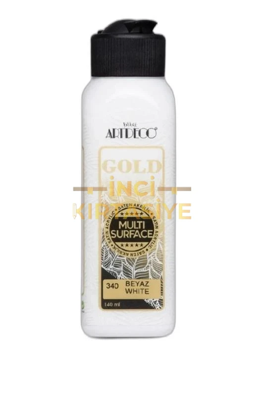 ARTDECO GOLD AKRILIK BOYA 140ML BEYAZ 340