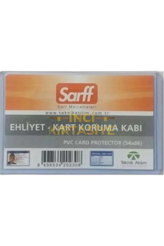 SARFF A-031V 85X55 PVC KİMLİK-EHLİYET KORUMA KABI