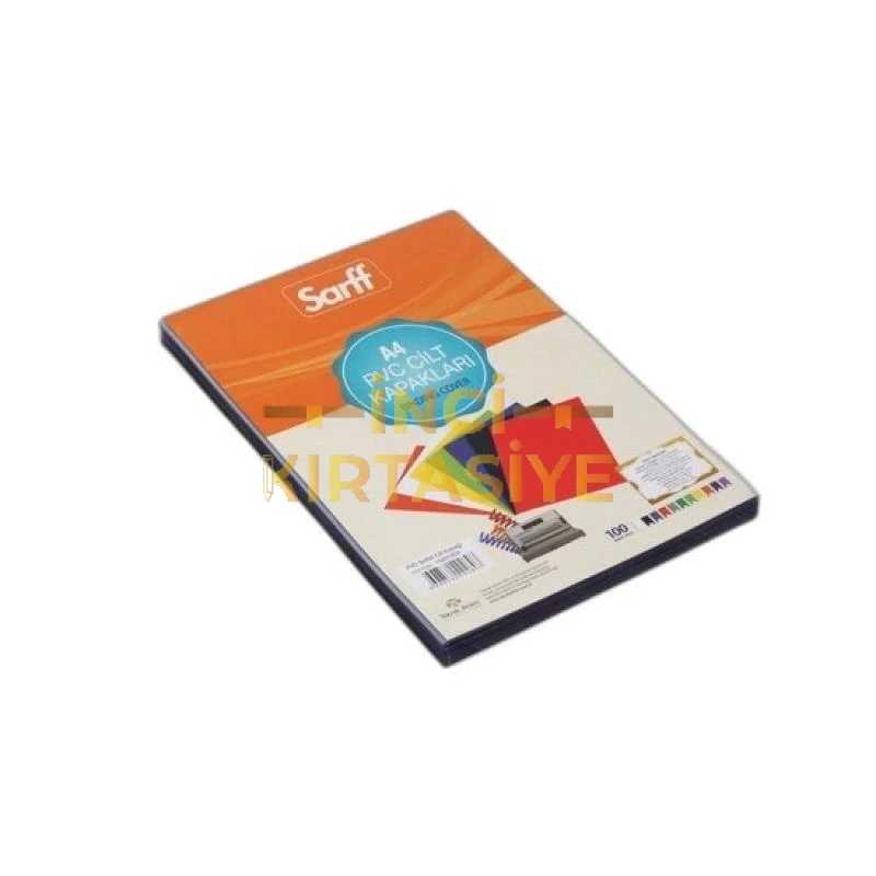 SARFF A4 PVC CİLT KAPAKLARI SİYAH
