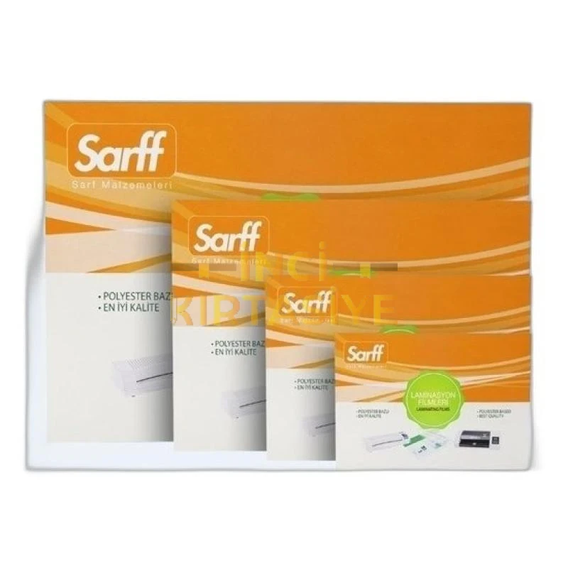 SARFF 125MİC A4 2016X303 PARLAK LAMİNASYON FİLM 100LÜ