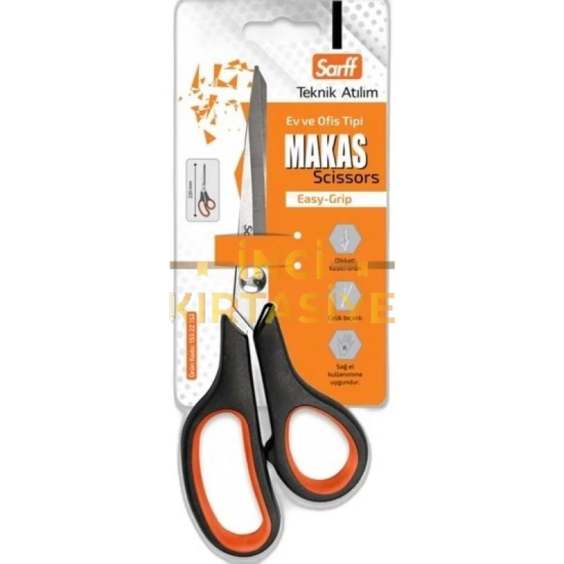SARFF EASY GRIP OFİS MAKASI (22CM)