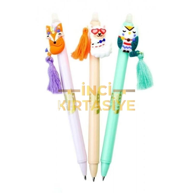 DOLPHIN EBP-2510 HAVYAN FİGÜRLÜ SİLGİLİ TÜKENMEZ KALEM ANIMALS