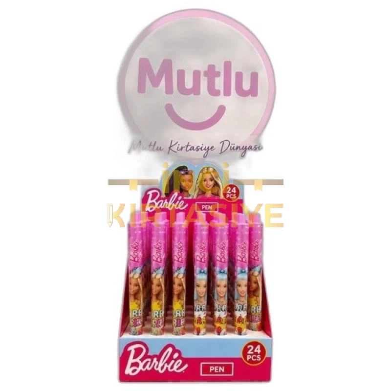 BARBİE GEÇMELİ KALP TÜKENMEZ KALEM
