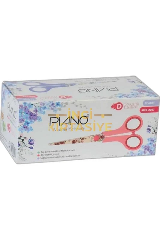 PIANO OFİS MAKASI MKS-2009 DESENLİ 8,5''(12*20)*20