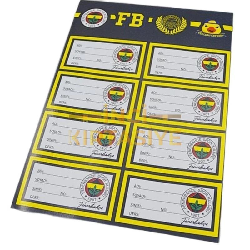 FENERBAHÇE OKUL ETİKETİ 3 YP