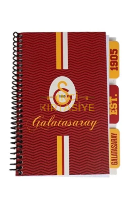 GALATASARAY BLOKNOT PLANLAYICI AYRAÇLI KARTON KAPAK SPİRALLİ