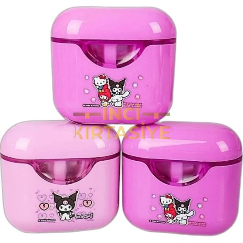 HELLO KITTY&FRIENDS KALEMTRAŞ ÇİFT BIÇAKLI PODS
