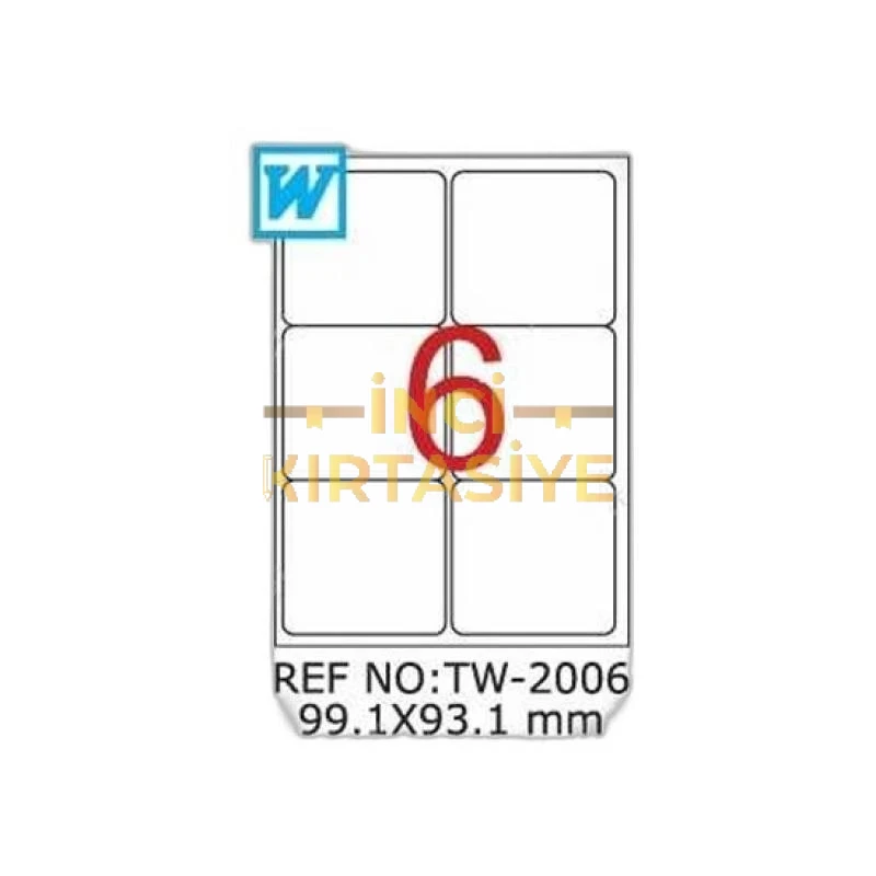 TANEX TW-2006 BİLGİSAYAR ETİKETİ