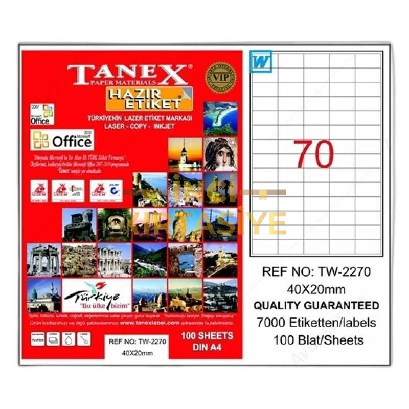 TANEX TW2270 BİLGİSAYAR ETİKET