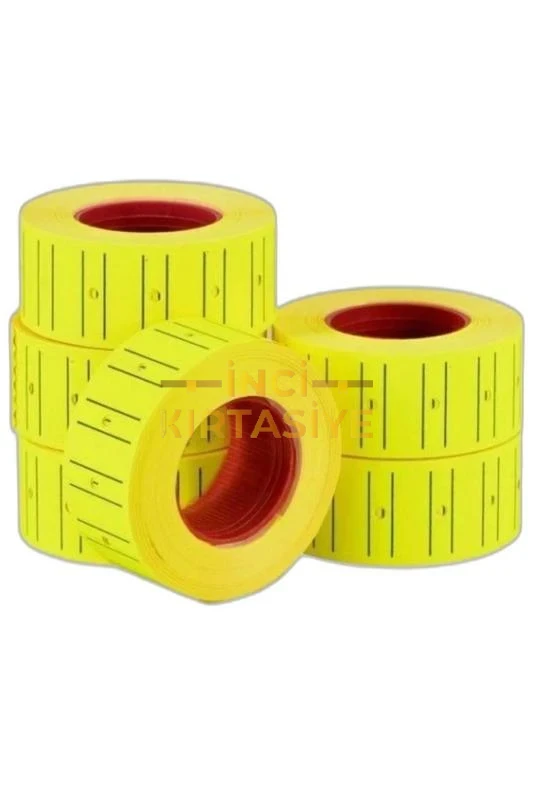 TANEX FİYAT ETİKETİ 12X21 FLORESAN SARI