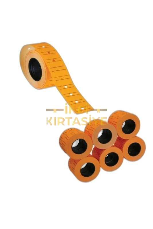 TANEX FİYAT ETİKETİ 12X21 FLORESAN TURUNCU