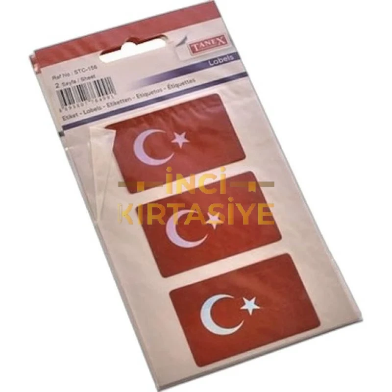 TANEX STC-156 BAYRAK ETİKET