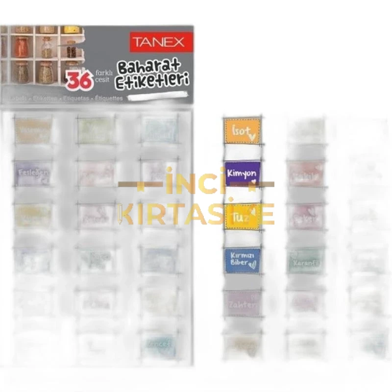 TANEX MTC-605 BAHARAT PP OPAK STİCKER 5 2 AD.